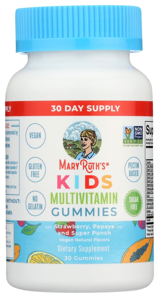 Mary Ruth's, Multivitamin Gummies Kids Sugar Free, 30 Count