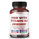 Ultra HMB with Vitamin D3 6000 IU -Supports Muscle Recovery, Bone Health & Healthy Aging - Includes Creatine, Beta-Alanine, L-Carnitine - 150 Capsules