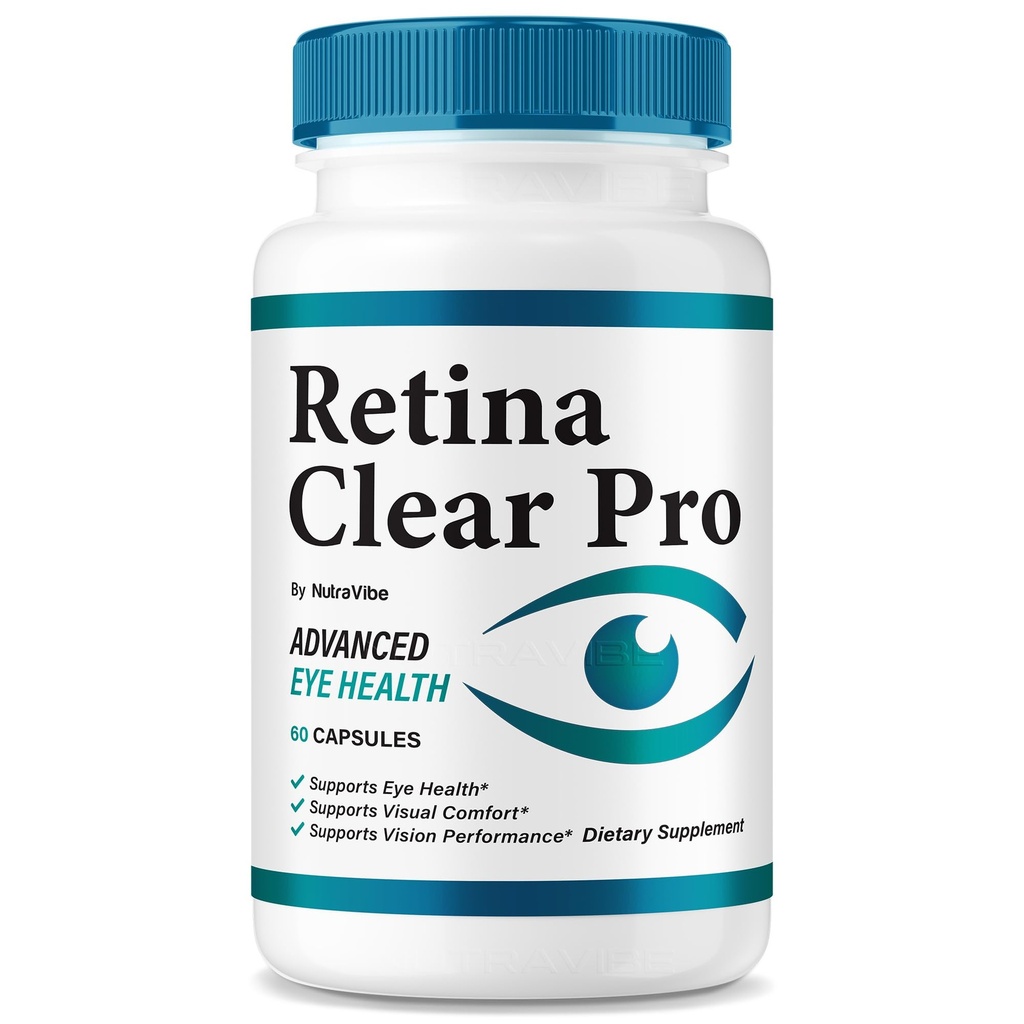 Retina Clear Pro – RetinaClear Pro Capsules for Eyes with Natural Ingredients | Premium Eye Care Formula Supports Healthy Vision | Easy-to-Take Pills, Official Reviews (60 Capsules)