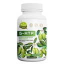 5-HTP 补充200mg,支持健康睡眠和与钙混合 – 非GMO, Gluten-Free – 90 Capsules