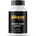 Brain Actives Capsules, Brain Actives Supplement Support Pills for Nerve and Brain Health - Maximum Strength Nootropics Official BrainActives All Natural Support Reviews (60 Capsules)