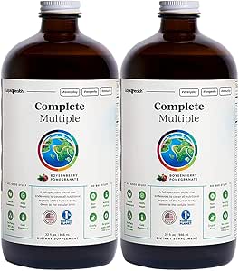 LIQUIDHEALTH 完整的多种成人液体多维他命 - 基本维生素、矿物和营养素、免疫支持、Gut Health、Energy、Detox - 在美国制造、Vegan、非GMO、无糖(2包)