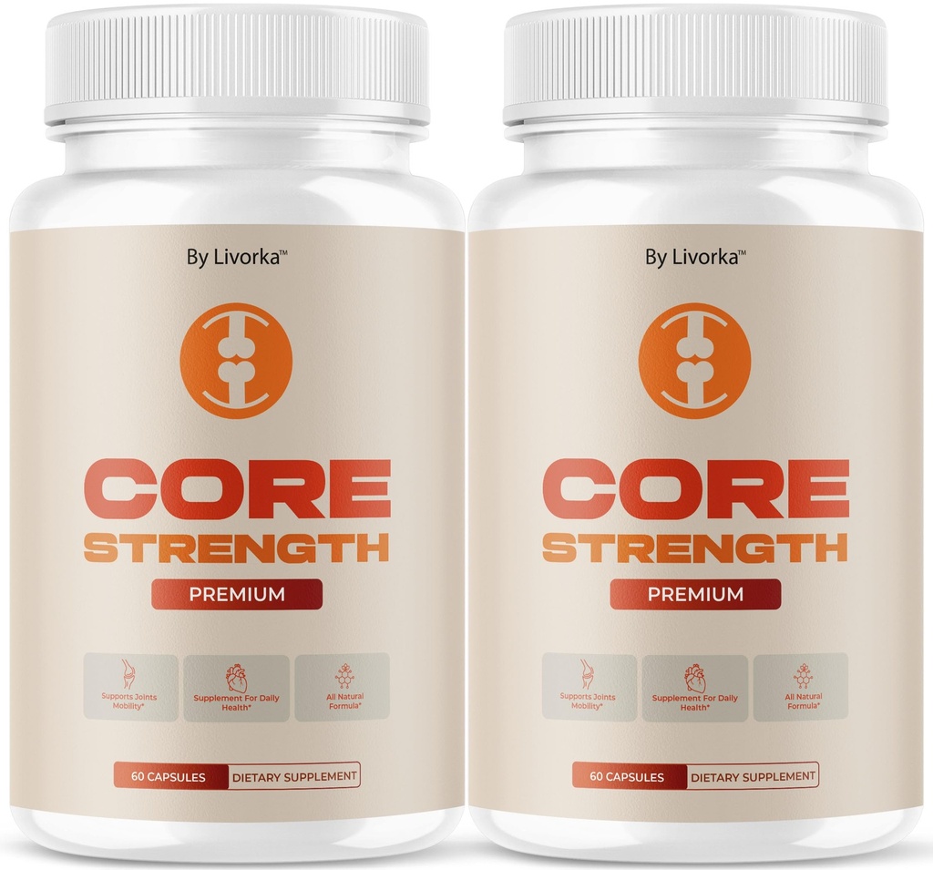 (2 Pack) Core Strength - Core Strength Supplement for Joint Support Capsules Advanced Formula, Daily CoreStrength Pills Daily Premium Natural for Overall Health & Wellness, 120 Capsules for 2 Months