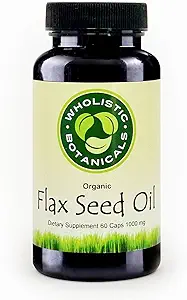 Flax种子油囊——Gluten Free Omega 3 6 9 脑辅助剂——免疫和炎症反应支助