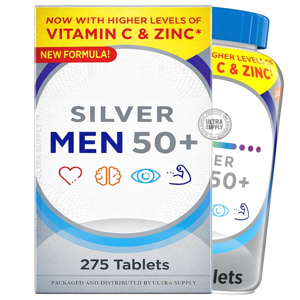 Silver Men 50 Plus Multivitamin 275 Count