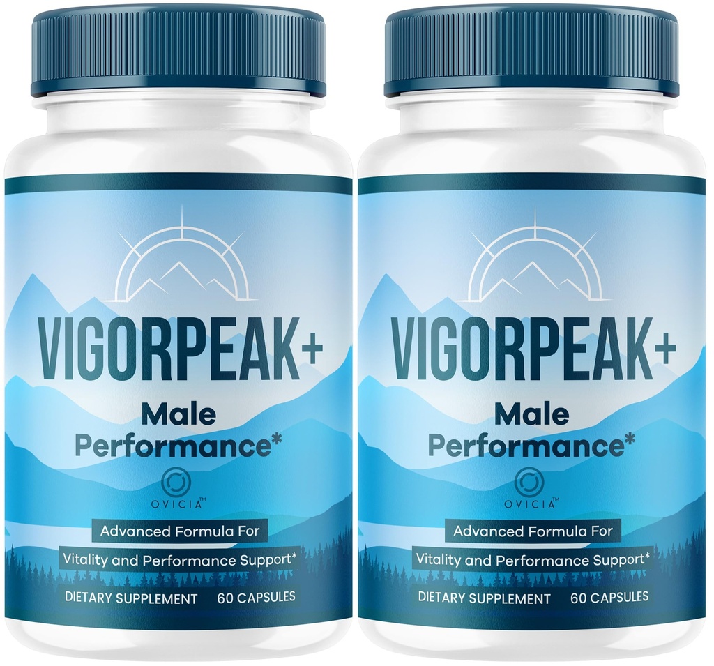 (2 Pack) Vigor Peak Capsules - Official VigorPeak Pills Advanced Premium Formula Support Maximum Strength, All Natural Ingredients Vitamins for Overall Health & Wellness, 120 Capsules for 2 Months