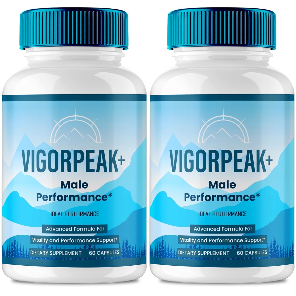 VigorPeak Capsules, Advanced Vigor Peak Natural Pills - Maximum Strength, All Natural Performance, Stamina and Energy Support, Overall Health and Wellness Support, VigorPeak Reviews (2 Pack)