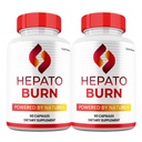 HepatoBurn Capsules, Official Maximum Strength Formula, All Natural Premium Vitamin Ingredients, 60 Capsules (2 Pack)