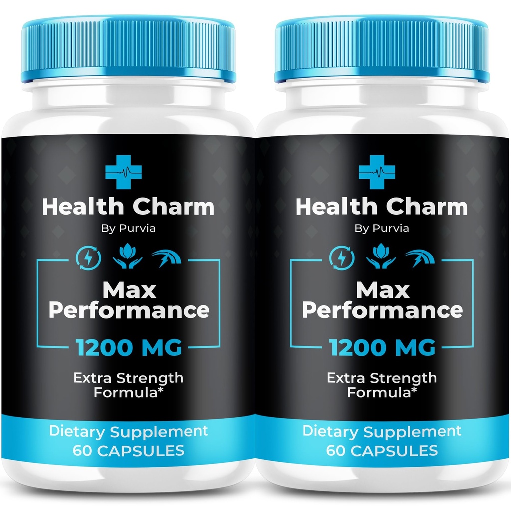 (2 Pack) Health Charm - Health Charm Pills, HealthCharm Capsules, HealthCharm for Extreme Strength Overall Wellness, Health Charm Support Official Formula, Health Charm Supplement, USA (120 Capsules)