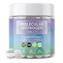 Body C.E.O. Hydrogen Water Tablets with Magnesium | Molecular Hydrogen Tablets for Drinking Water | Supports Energy Focus & Antioxidant Balance | Vegan & Gluten Free Supplement| 90 Count (Unflavored)