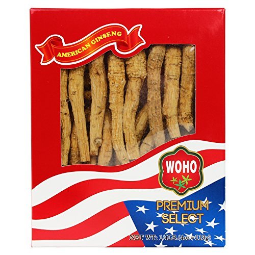 WOHO American Ginseng #103.4 Long Medium Small 4oz Box