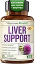 Vegan Liver Cleanse Detox & Reference – Dandelion Root Supplement with Milk Thetle & Artichoke Express for Enzyme Support, Energy & Health Digestion – 草本生物支持补编. 90盖,40+