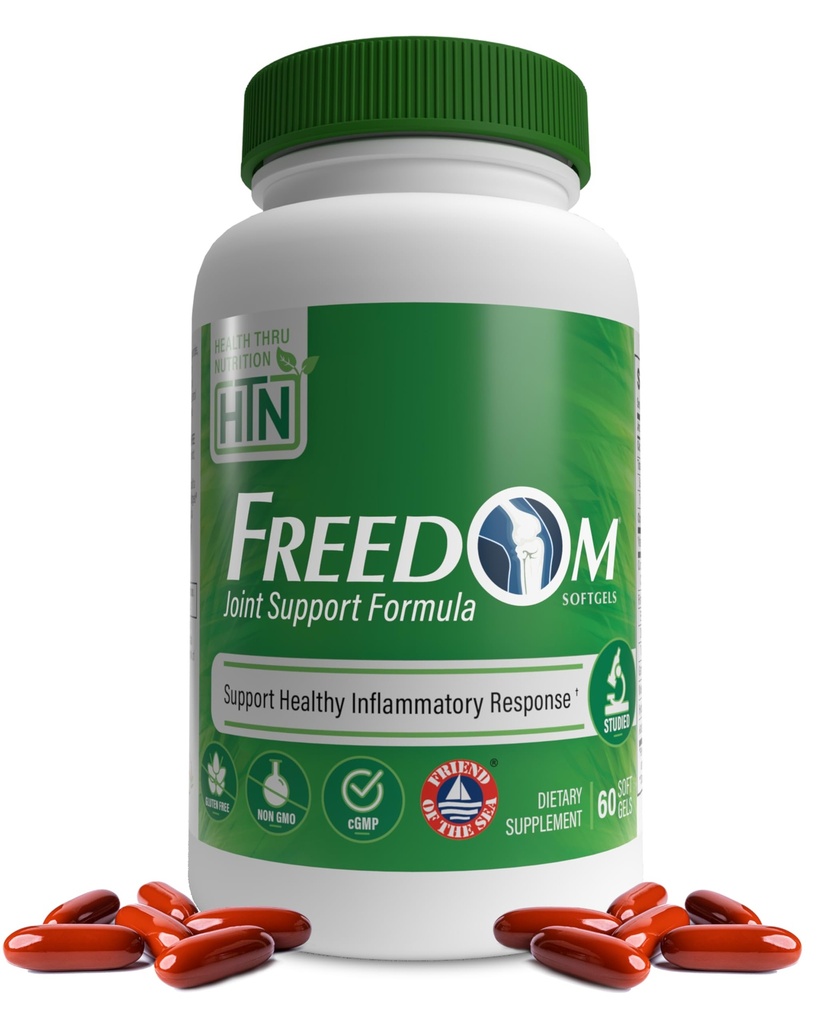 Health Thru Nutrition Freedom Complex Supplement | Clinically Studied & Award Winning Formula | Non-GMO (Pack of 60)