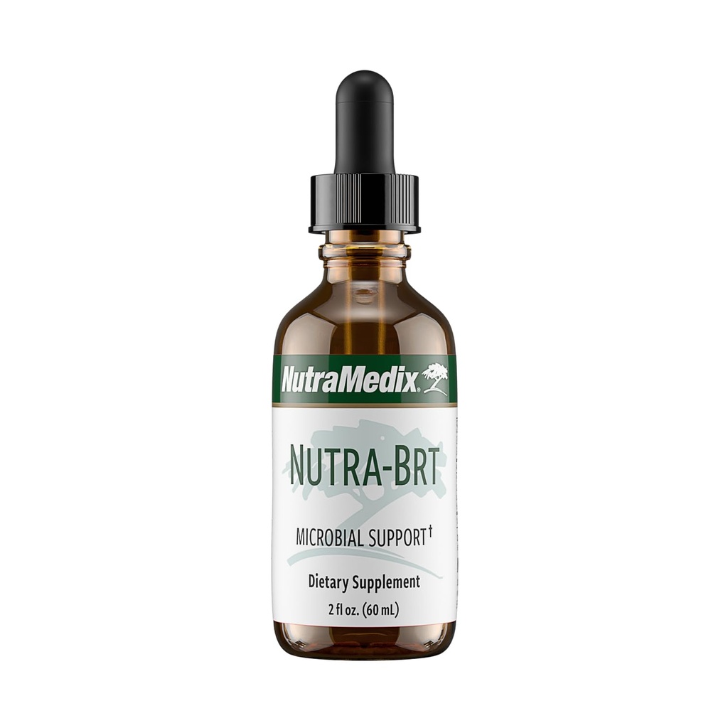 Nutramedix Nutra BRT - Gut健康与免疫支持的液体草药补充剂 - Cumanda Bark & Houttuynia Leaf 消化健康-免疫系统助推剂补充剂(60mL)