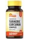 Sundance Turmeric Crucumin Complex QQ60 快速释放 Capsules 传统草药补充 QQ 非GMO 和 Gluten 自由公式