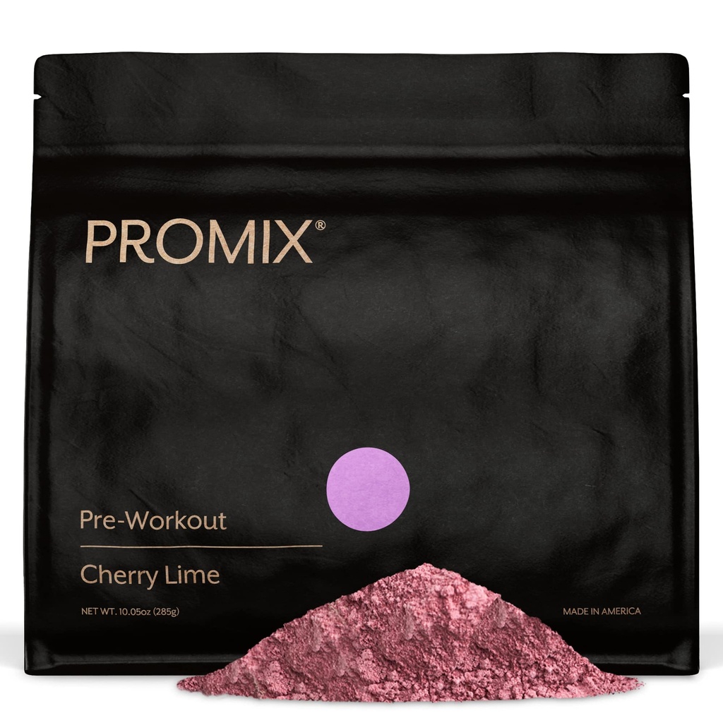 ProMix 工作前营养粉,樱桃莱姆 - 最大限度的焦点和性能 - 帮助肌肉增益,耐力 - 维生素B12,咖啡因,Beta-Alanine & L-Tyrsosine - 30 services (Pack of 1).