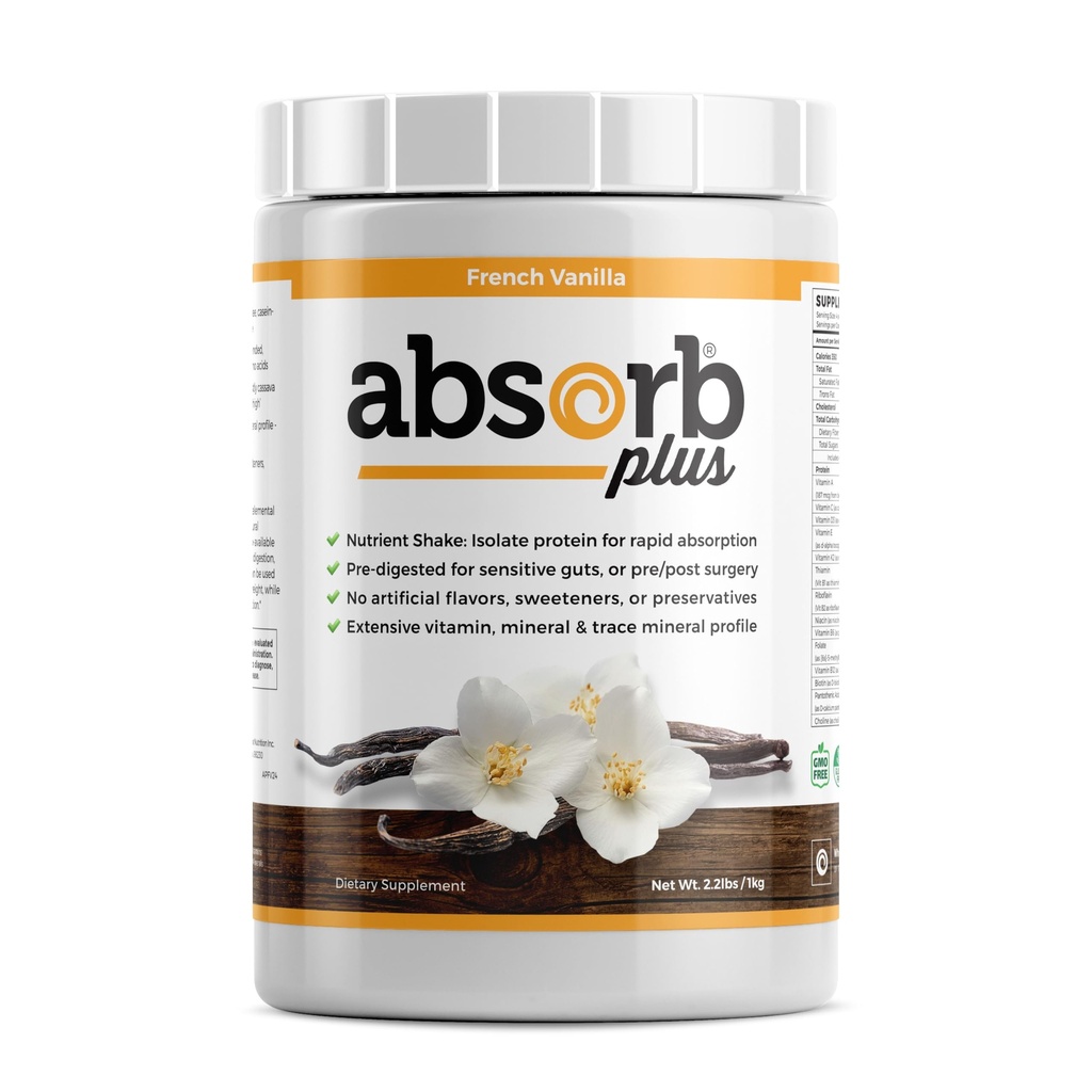 Isolate Protein - Diet Supplement for Improved Gut Health, Extra Nutritional Support, Non-GMO, Gluten-Free, Lactose-Free, Casein-Free (2.2 Lbs, French Vanilla)
