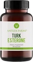 鹿角农场 - 100%纯突厥酮,60卡普尔,500mg – Ajuga Turkestanica 提取 Std.到10%的突厥酮,男性健康支持强抗氧化剂补充剂