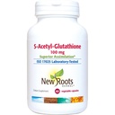 新ROOTS HERBAL S-Acetyl-Glutathione,100mg 高级同化 健康老化和豁免支持(60 Veg Caps)