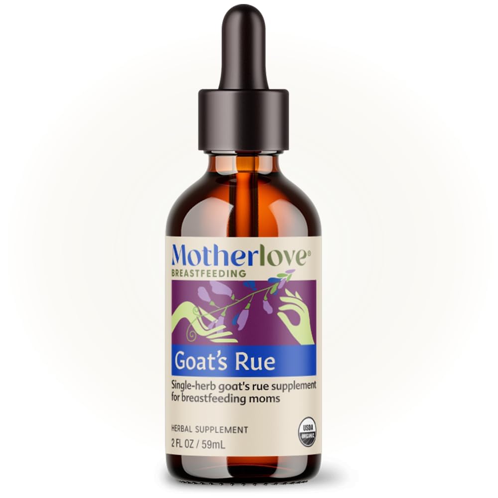 母爱山羊的Rue(2 Ounce Tincture)乳腺发育和母乳供应优化补充剂——美国食品药品管理局认证有机物、Vegan、Kosher、无豆