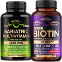 Bariatric Multivitamin Capsules & Biotin with Silicon Softgels