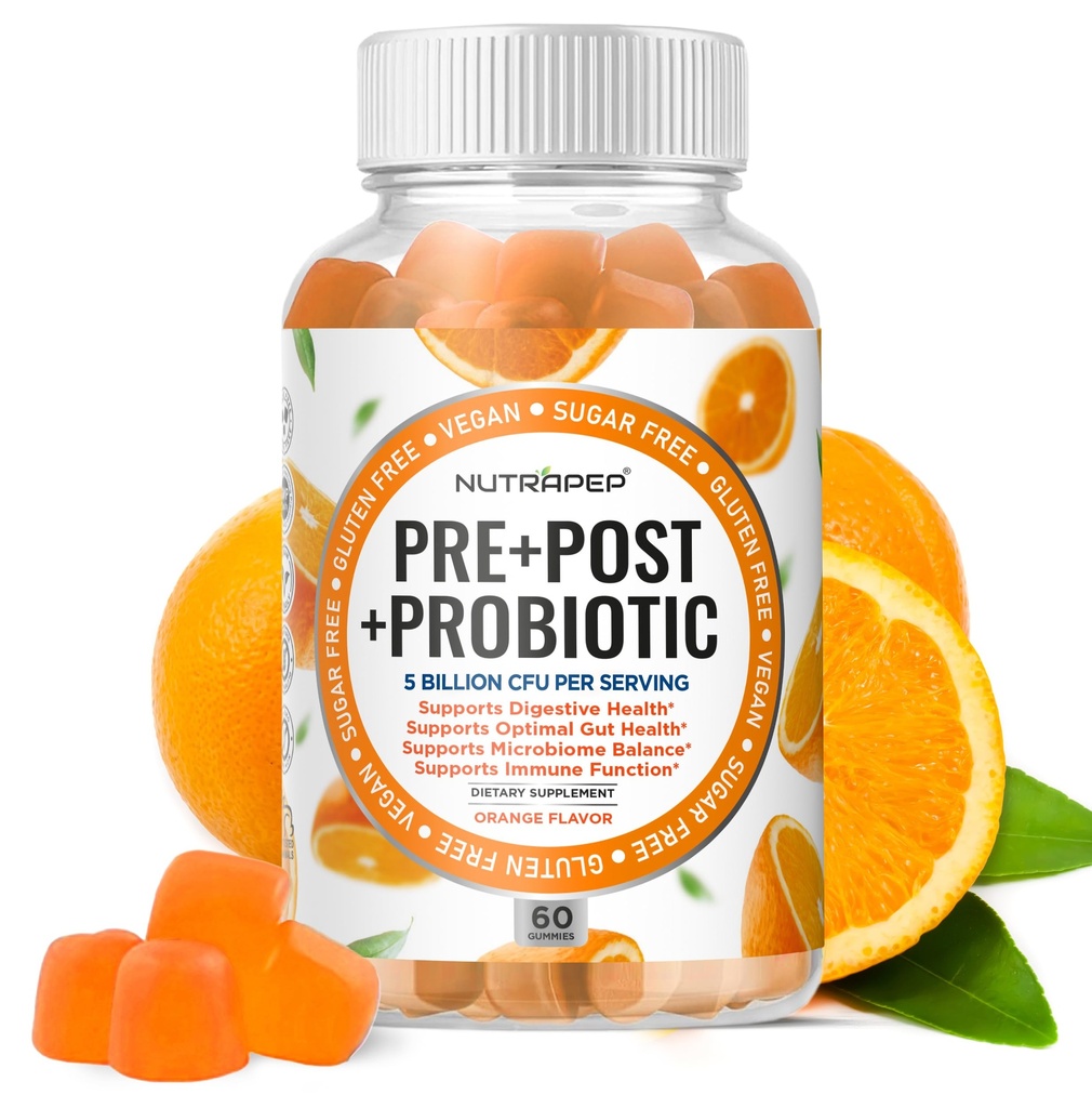 女性男子和孩子的亲生和后生蛋白(Prebiotic Probiotic and Postbiotic Gummys for Men and Kidren) 儿童 - 高概率 5亿 CMU - 无糖和无糖