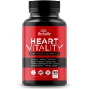心脏支持和血液流动补充材料,120 Capsules,支持心血管健康,健康胆固醇,Triglyceride,Homocysteine, CRP级 → 促动自然循环功能