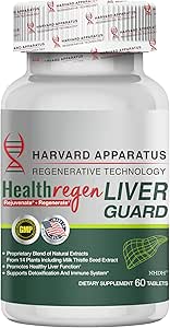 哈佛Appatatus再生利弗卫士180块牌匾 - Liver cleanse Detox & Reference, Fatty Liver Support 续订补编,14+草药配西利玛林牛奶硝酸盐,Artichoke,Dandelion and More