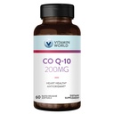 维生素世界CoQ10 200 mg 软胶,抗氧化剂支持的Coenzyme Q10 补充剂,心脏健康和能源生产,Gluten Free,60 快速释放软胶