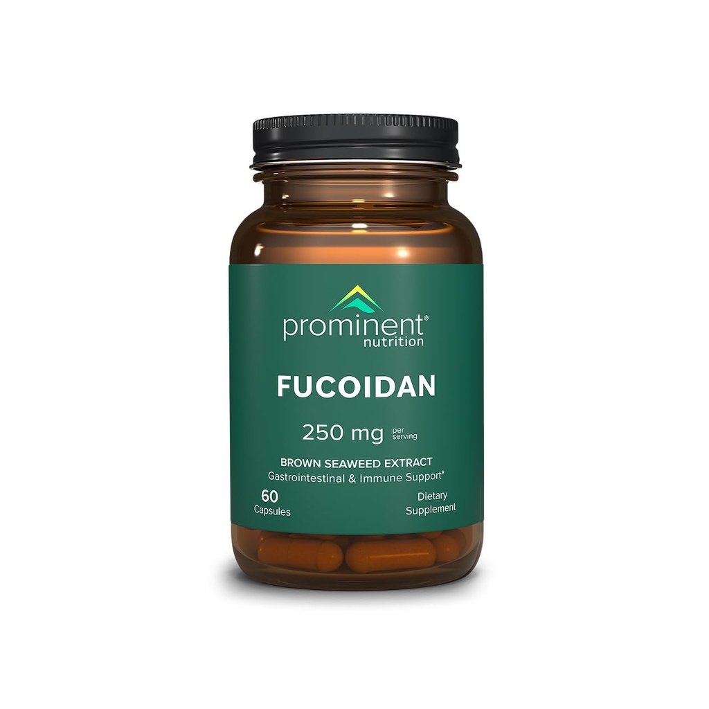 著名营养富科迪安·古特健康与免疫支持补编-250mg,60 Counter-Premium Brown Seaweed 提取-免疫系统与摘要补编-1 Pack