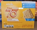 Fiber NOW Millville 70 Calories Soft Baked Bars Lemon 5.29oz 150g