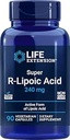 生命延长 超级 R  Lipoic 酸 240mg, 90 Capsules, 蔬菜