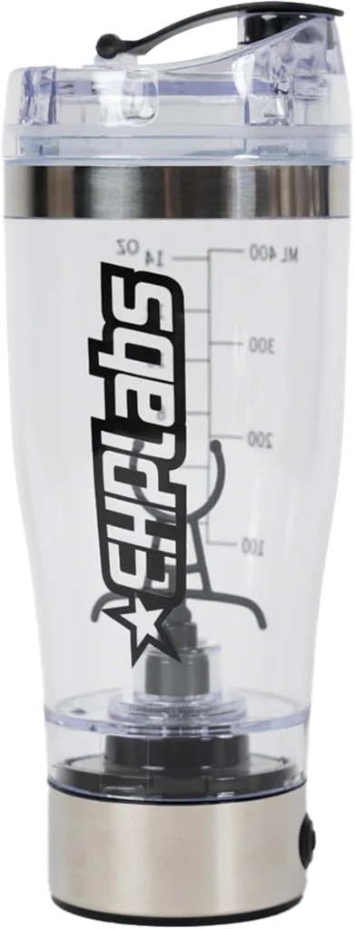 EHPlabs 电蛋白摇摆瓶 - 15oz 便携式Blender摇摆机 - 个人Blender摇摆机 - 电蛋白摇摆瓶 换餐摇摆机