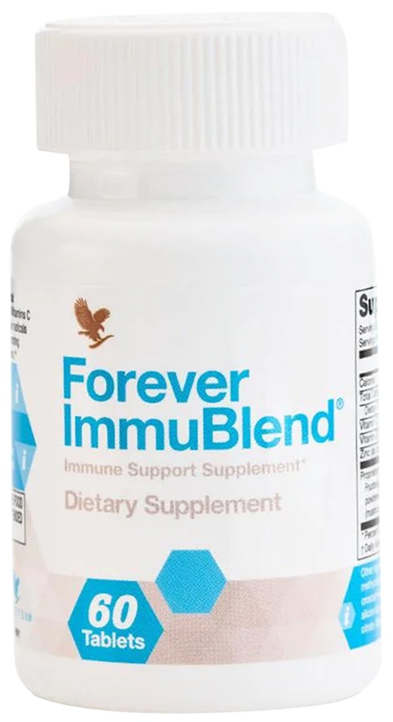 Forever Living Forever ImmuBlend Immune Support, Vitamin D, C, 60 Tablets