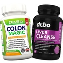 Colon Cleanse & Liver Cleanse Detox 支持补充 - 天然鲍尔 Cleaner Pills for Intestinal Bloating & Daily 便秘救济 - 牛奶酸奶 Dandelion Caps & Aid Gallbladder 补充