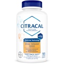 Citracal 缓慢释放 - 钙 1200 mg 配有维生素D3,镁,钙补充,骨质健康支持,Take Once Daily Caplet, 185 Count