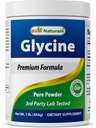 Best Naturals Glycine Powder 1 LB - 神经递质和放松支持