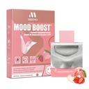 Mood Boost Strips - Fast Acting Stress Support with L-Theanine, Magnesium Glycinate & 5-HTP - Natural Relaxation & Calm Mind Oral Thin Strips - Strawberry Peach, Sugar-Free, 20 Count