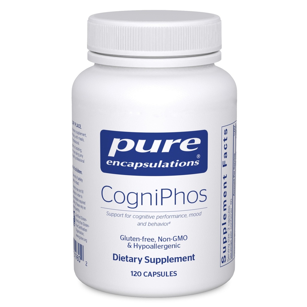 纯封装 认知Phos → 认知性能和行为神经支持 → 120 Capsules