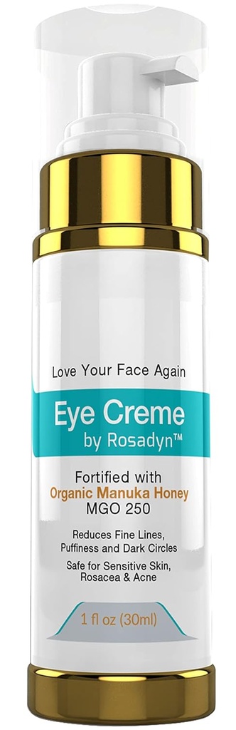 Eye Cream w/ Manuka Honey MGO250 减肥,细线和暗圈 QQ 水化和疗效