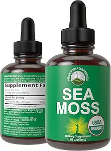 USDA有机海蚊液滴补充剂. 维干 爱尔兰海 Moss 女性和男性的提取 零糖,非苦味,Imune,消化剂,呼吸支持. USDA 认证组织