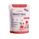 Mighty Strawberry Milk - Kids All-in-One Daily Protein Powder & Multivitamin Boosted with 2 Billion Probiotics & Organic Spinach - Natural Flavors, Colors & Sweeteners - 15-30 Servings