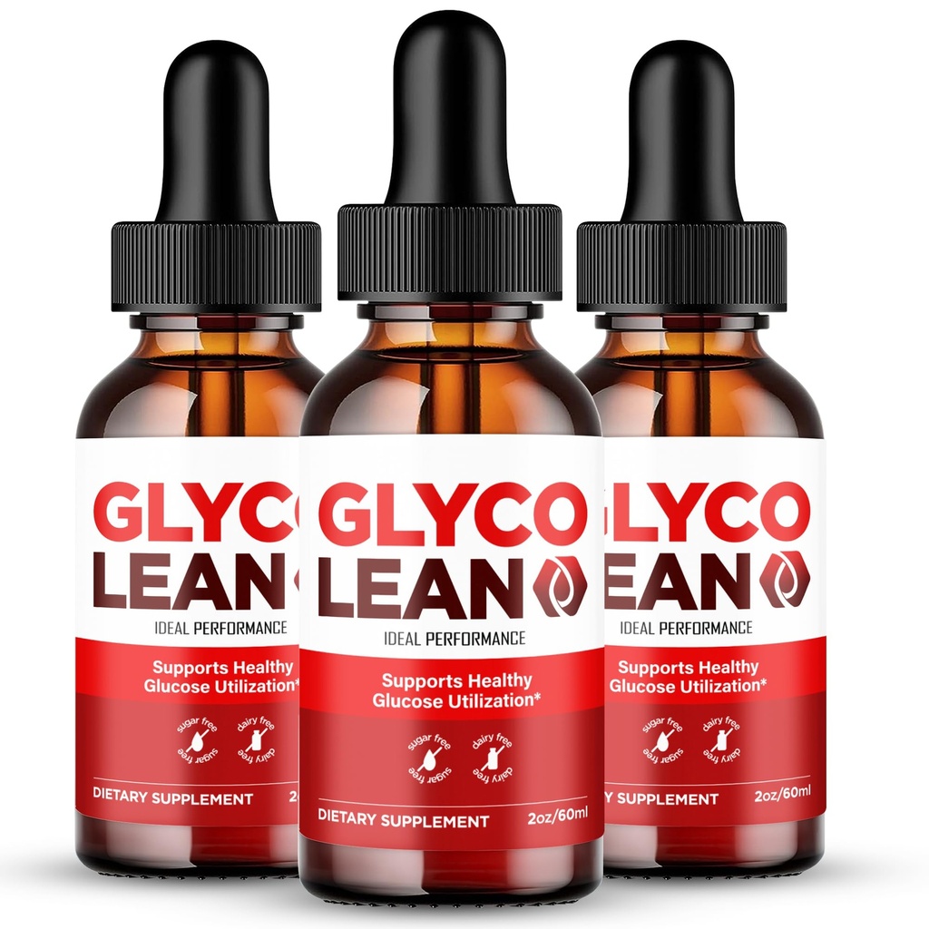 Glyco Lean Drops, Official GlycoLean Blood Health Support Drops - Maximum Strength, All Natural Liquid Supplement Droppers for Optimal Health & Overall Wellness with Premium Vitamins Reviews (3 Pack)