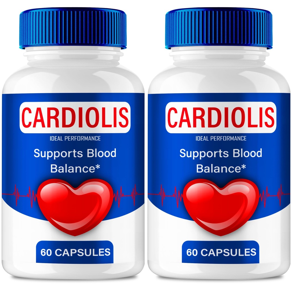 Cardiolis Capsules, Premium Cardiolis Advanced Blood Formula Supplement Pills - Maximum Strength, All Natural Healthy Circulation & Stable Levels, Cardio Lis Health Reviews (2 Pack)