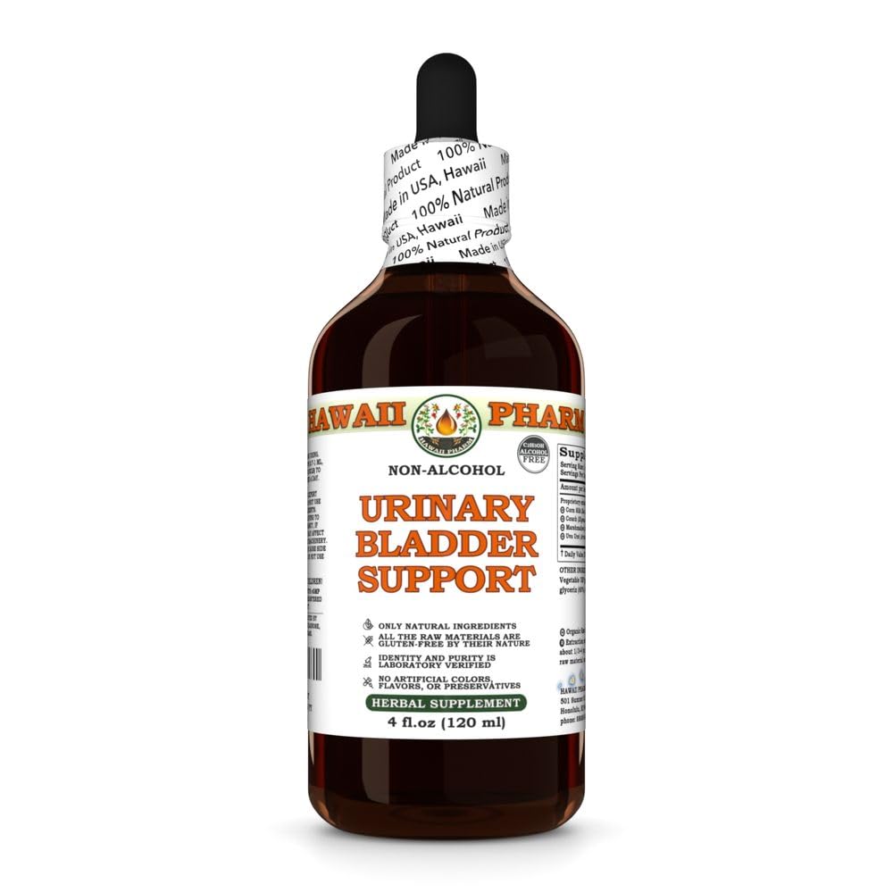 Urinary Bladder Support Glycerite, All Natural, Vegan, Lab Tested Alcohol-Free Liquid Extract - 4 fl.oz