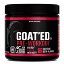 GOAT'ED Pre Workout Powder | Clean Daily Energy & Focus Formula with 250mg Caffeine & 1.5g Beta-Alanine | Thoughtfully Dosed, Sugar-Free, 30 Servings for Men & Women