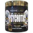Insane Labz Psychotic Gold, High Stimulant Pre Workout Powder, Extreme Lasting Energy Focus, Pumps and Endurance with Beta Alanine, DMAE Bitartrate, NO Booster (60 Servings, Blue Punch)