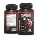 RocketX Dopamine Tech Brain Food Supplement, with L-Tyrosine and B Vitamins for Focus, Mental Clarity and Cognitive Drive, Vegan Capsules, 90 Capsules