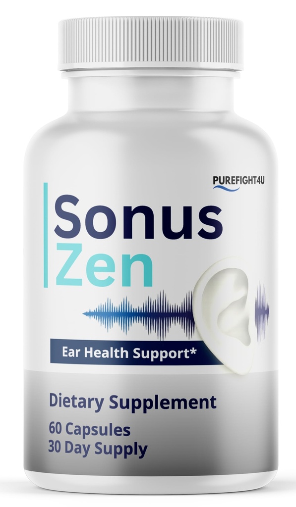 SonusZen Capsules Supplement, Tinnitus Relief for Advanced Ear Health Support, All Natural Capsules for Healthy Ringing Ear | 60 Capsules