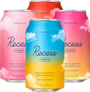 12 Ounce(Paradise Sampler Variety Pack, 12 Pack) 干燥镁和适配体饮料,放松饮料